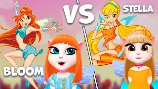 My Talking Angela 2 🤩🔥 / Bloom Vs Stellla 🤯💝 / New Year Update Gameplay