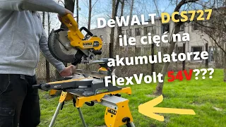 DeWALT DCS727 - akumulatorowa pilarka tarczowa/ukośnica 250mm, 54V