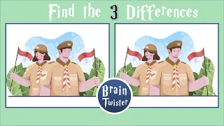 Find the Three Differences Brain Teasers for Kids and Adults #7