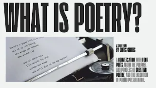 What is Poetry? Part One
