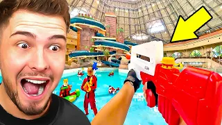 Das BESTE NERF BATTLE im WASSERPARK! (extrem)