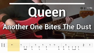 Queen - Another One Bites The Dust (Bass Cover) TABS