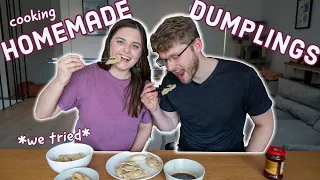 Making Homemade Dumplings during Shanghai Lockdown
