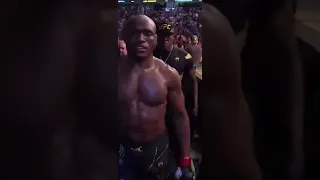 Kamaru Usman Leaving Octagon after FIRST LOSS IN UFC (KNOCKOUT)