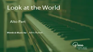 Look at the World (John Rutter) - Alto