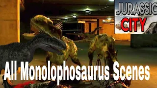 Jurassic City (2015) - All Monolophosaurus Scenes