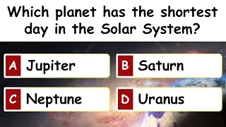 Solar System Quiz - Part 4/10 | 12 Questions | Space Quiz | Astronomy