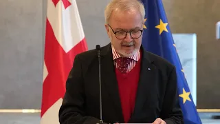 Werner Hoyer & Charles Michel open the new premises of the EU Delegation in Georgia