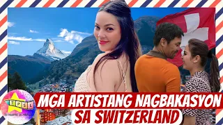 Mga Artistang Nagbakasyon sa Switzerland