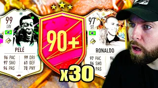 30x INSANE 90+ 1 of 4 ICON PLAYER PICKS!