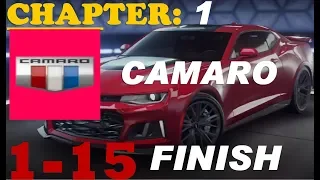 Asphalt 9 Legend-Chapter 1-Camaro- Round 1-15 Finish