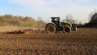 Claas Axion 960 & Vaderstad Agressive NZ900