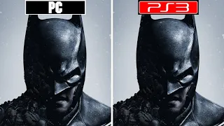 Batman Arkham Origins [ PC vs Ps3 ] Graphics and FPS Comparison