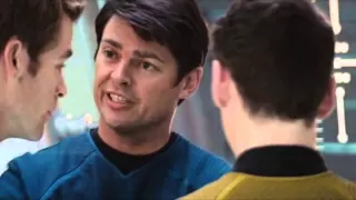 Karl Urban as Dr. Leonard McCoy