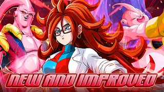 NEW AND IMPROVED! ANDROID 21'S MAJIN POWER TEAM NOW TOP TIER! [Dokkan Battle]