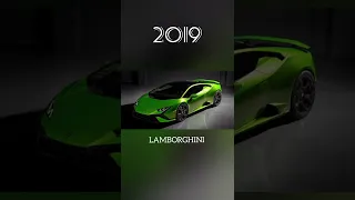 Evolution of "Lamborghini" ( 1965 ~ 2022 ). || #shorts #trending ||