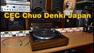 CEC BD 2000 precision turntable C.E.C. Chuo Denki JAPAN