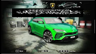 LAMBORGHINI URUS//FULL JUNKMAN UPGRADES//NEED FOR SPEED:MOST WANTED