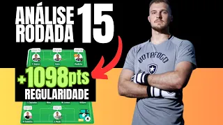 Análise rodada 15 cartola FC 2023 Segue o vice Que o Líder Disparou!!!