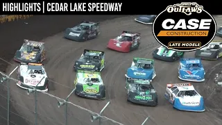 World of Outlaws CASE Late Models at Cedar Lake Speedway August 6, 2022 | HIGHLIGHTS