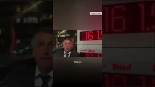 Bolsonaro's video on UK petrol prices