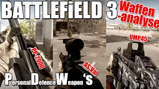 Battlefield 3 PDWs spontane Waffenanalyse