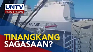 Resupply boats ng Pilipinas, tinangkang sagasaan ng Chinese vessels sa may Ayungin shoal – Navy crew