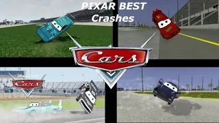 The Kings Crash ( And More ) Pixar Cars Crashes BeamNg