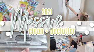 MASSIVE CLEAN WITH ME // CLEANING MOTIVATION // Katie Sarah