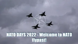 NATO Days 2022 - Welcome to NATO flypast! | 4K