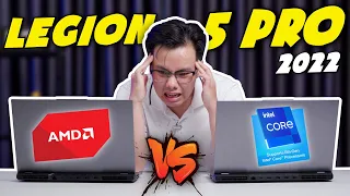 (So Sánh) Lenovo Legion 5  Pro vs Legion 5i Pro (2022) Chênh nhau 4 - 5 Triệu nên mua Bản nào...?