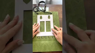 Step by step to make a DIY Gucci bag! Recycle bag! tiktok 15.5 Million View