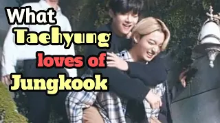 What Taehyung loves on Jungkook | Why Taekook Exists | Piggyback of Taekook 💜💜💜