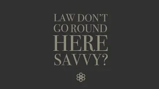 Law Don't Go Round Here - Typography