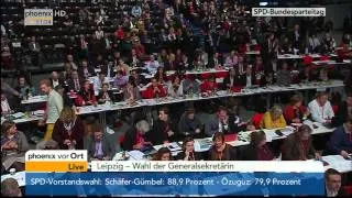 SPD-Parteitag - Wahl der Generalsekretärin am 15.11.2013