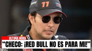 F1 HOY: ¡RED BULL EN SHOCK CHECO PEREZ ABANDONA EL EQUIPO!