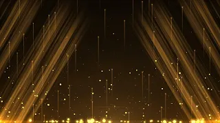 Gold dynamic award particle 4K background video element