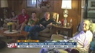 Six Generations In Green Country Family