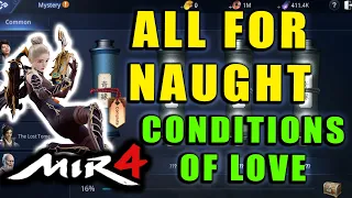 MIR4 - All for Naught - Conditions of Love Guide! Mystery Scroll Quest Walkthrough!