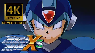 Mega Man X3 (Rockman X3) Opening [4K 60FPS AI Remastered]