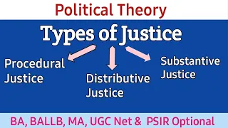 Justice : Meaning , Definition and Its types || Political Theory & Concepts || Deepika