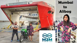 Our 1st Experience on M2M Ferry (Ro-Ro) | Mumbai to Alibag | Complete Experience & Details !!