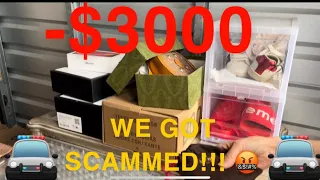 WE FELL FOR THIS SCAM (Police called) Set up storage unit don’t make this mistake! almost lost $3000