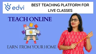 Best Online teaching platform EDVI | Free digitalboard app for LIVE classes