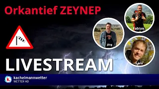 Livestream zu Orkantief ZEYNEP ab Freitagnachmittag