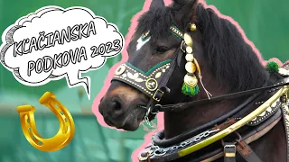 Kľačianska podkova 2023🥇  - preteky ťažných koní 💪- video s koňmi, so psami - zvieratkami