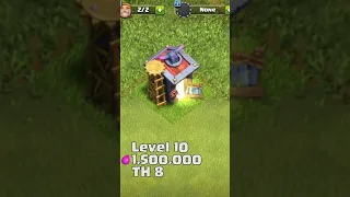 Level 1 to MAX barracks with animation and cost | COC #shorts