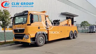 HOWO TX 6x4 16 Tons 20tons Road Recovery Rescue Wrecker Tow Truck for Breakdown Trucks Towing