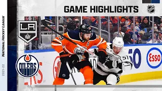 Kings @ Oilers 3/30 | NHL Highlights 2022