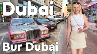 Dubai 🇦🇪 Famous Meena Bazaar, Bur Dubai, Al Seef Walking Tour 4k